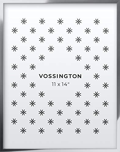 מסגרת Vossington 18x24 | מסגרת פוסטר מעץ לבן בלעדי | 18 x 24 אינץ '| מראה מודרני דק